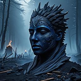 Charred Carving dream symbolism visualization