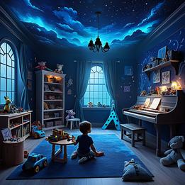 Child's Playroom dream symbolism visualization