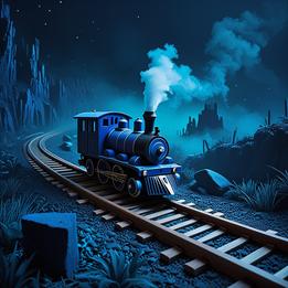 Child's Wooden Toy Train dream symbolism visualization