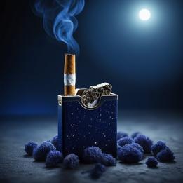 Cigarette dream symbolism visualization