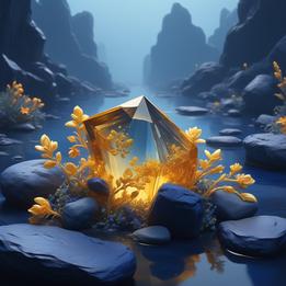 Citrine Gemstone dream symbolism visualization