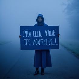 Civil Rights Protest Sign dream symbolism visualization