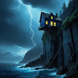 Cliffside Dwelling dream symbolism visualization