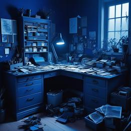 Cluttered Desk dream symbolism visualization