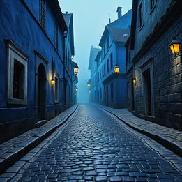 Cobblestone Street dream symbolism visualization