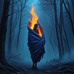 Cocoon of Flames dream symbolism visualization