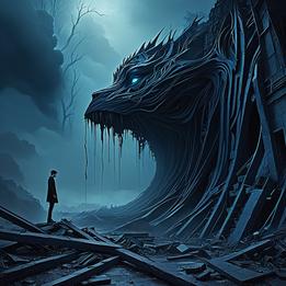 Collapse dream symbolism visualization