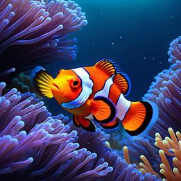 Colorful Clownfish dream symbolism visualization