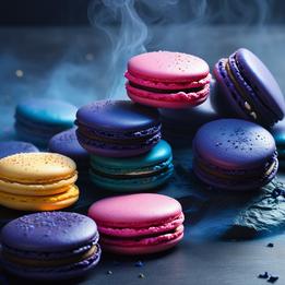 Colorful Macarons dream symbolism visualization