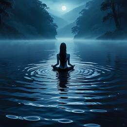 Contemplative Waters dream symbolism visualization