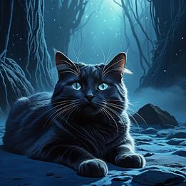 Contented Cat dream symbolism visualization