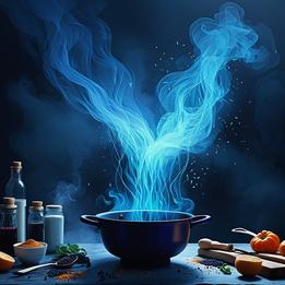 Cooking dream symbolism visualization