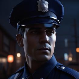 Cop dream symbolism visualization