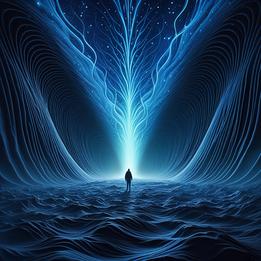 Cosmic Inflation dream symbolism visualization