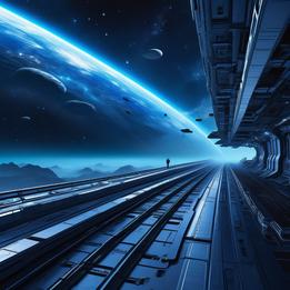 Cosmic Space Station dream symbolism visualization