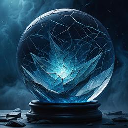 Cracked crystal ball