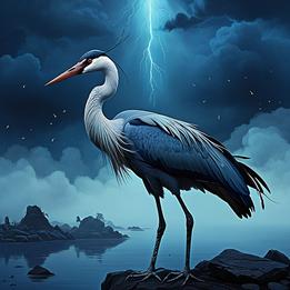 Crane dream symbolism visualization