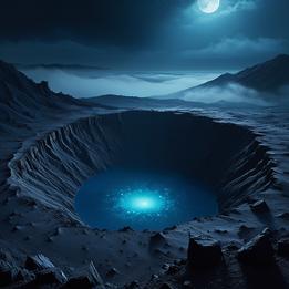 Crater dream symbolism visualization