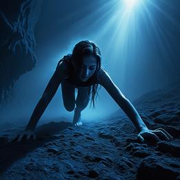 Crawling dream symbolism visualization