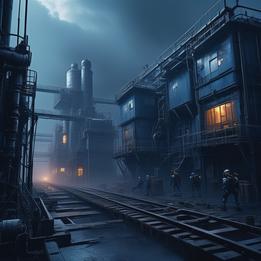 Creepy Factory dream symbolism visualization