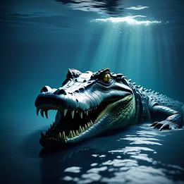 Crocodile dream symbolism visualization