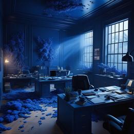 Crowded Office dream symbolism visualization