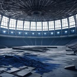 Crumbling Sports Arena