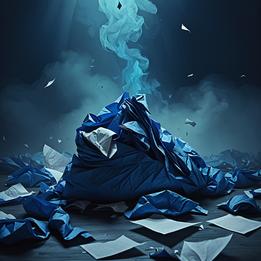 Crumpled Paper dream symbolism visualization