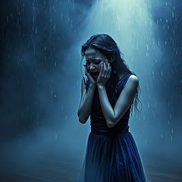 Crying dream symbolism visualization