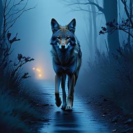 Cunning Coyote dream symbolism visualization