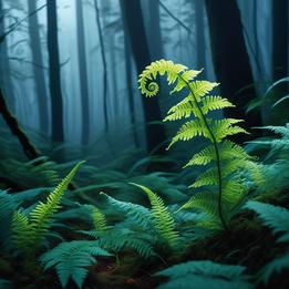 Curled Fern dream symbolism visualization