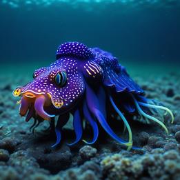 Cuttlefish dream symbolism visualization