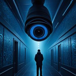 Dazzling Surveillance Camera