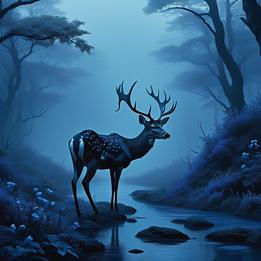 Deer dream symbolism visualization