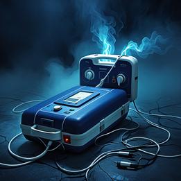 Defibrillator dream symbolism visualization