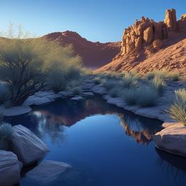 Desert Oasis dream symbolism visualization