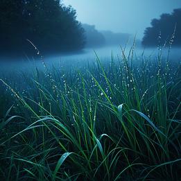 Dew-soaked Grass