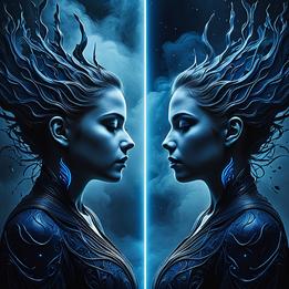 Dichotomy dream symbolism visualization