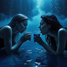 Drinking dream symbolism visualization