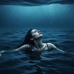 Drowning Sorrows dream symbolism visualization