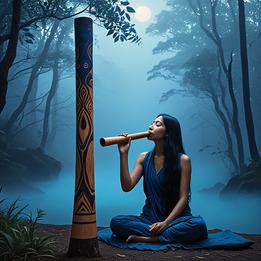 Echoing Didgeridoo dream symbolism visualization