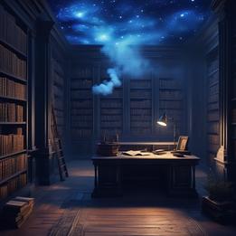 Echoing Library dream symbolism visualization