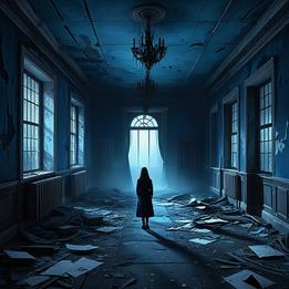 Eerie Asylum dream symbolism visualization