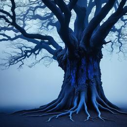 Eerie Black Tree dream symbolism visualization