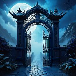 Elaborate Gate dream symbolism visualization