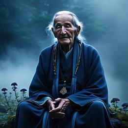 Elderly Sage dream symbolism visualization