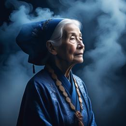 Elderly Woman dream symbolism visualization