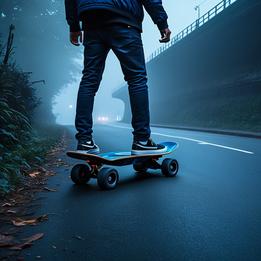 Electric Skateboard dream symbolism visualization