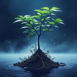 Emerging Seedling dream symbolism visualization