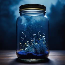 Empty Glass Jar dream symbolism visualization
